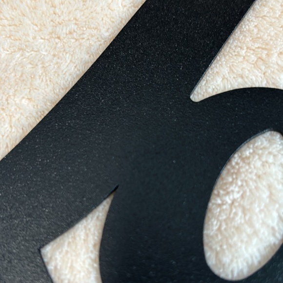 Redline Steel Black Cursive  Metal “Love” Wall Decor Sign - Picture 5 of 5